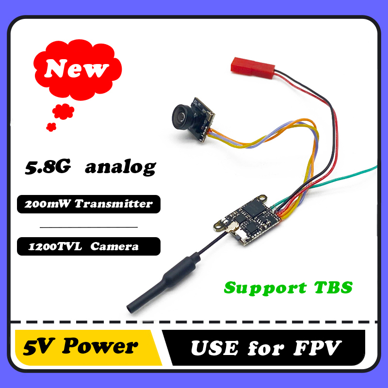 Drone Transmitter - SLONWAKE 5.8G 1200TVL FPV Camera VTX