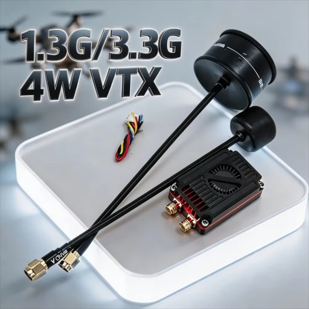 Drone Transmitter - Rushfpv Rush 1.3G/3.3G 4W 7-30V Dual