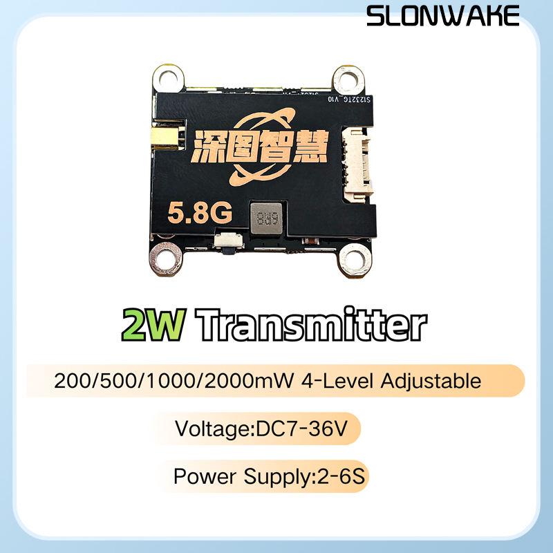 SLONWAKE 5.8G 56CH 2W transmit - Drone Receiver review and price