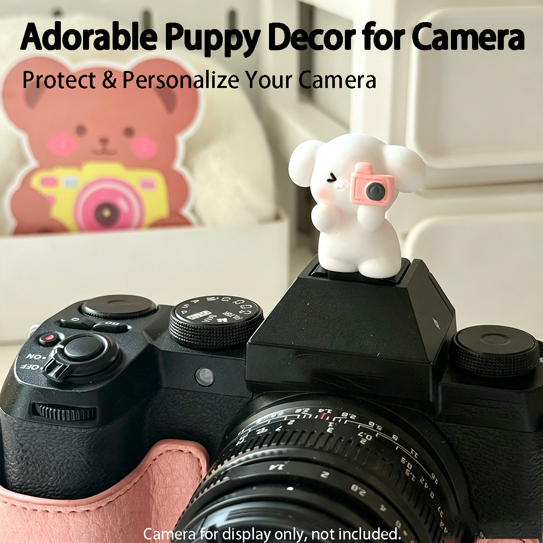 Cute 3D Puppy Camera Hot Shoe  - Canon Camera Eos R50 review and price