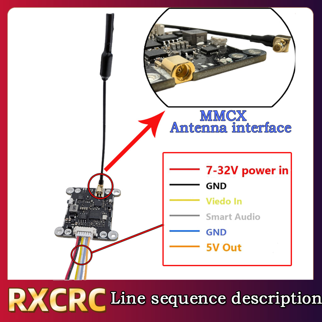 RXCRC 5.8G Module 48CH 1.6W VT - Drone Transmitter review and price